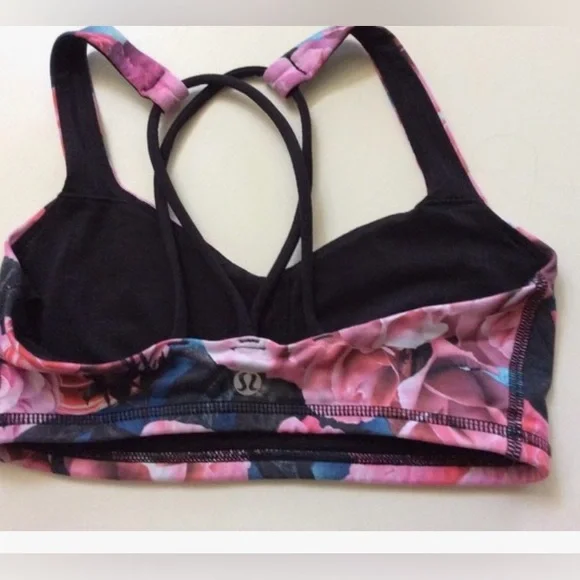 Lululemon Secret Garden Floral Free To Be Bra. XS - EUC - Picture 8 of 12